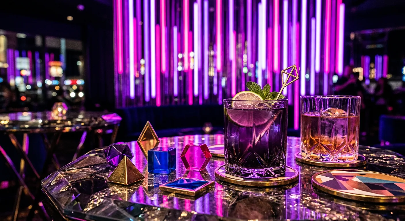 hard-rock poker neon Vegas neon Vegas scena editoriale 6