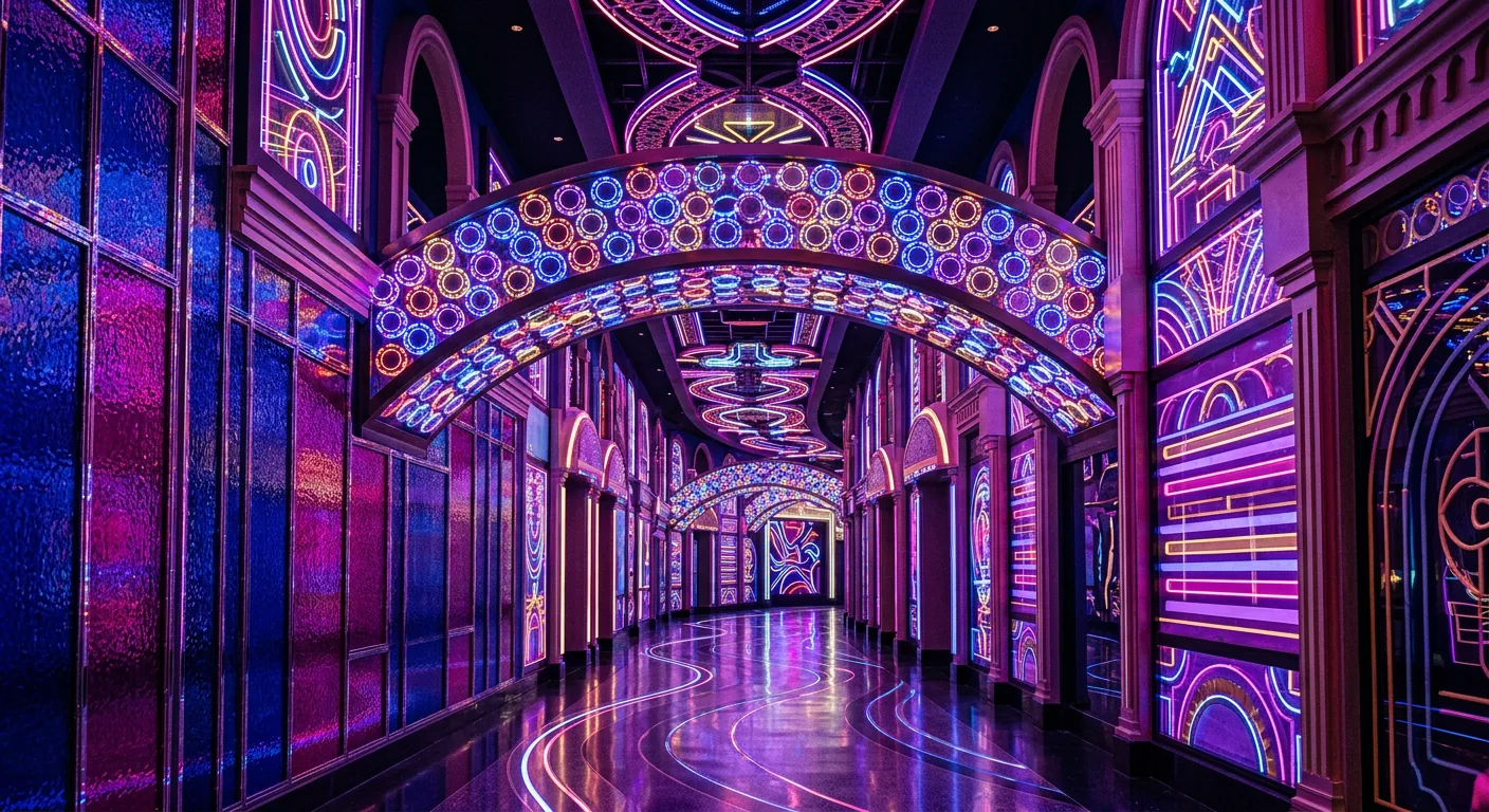 hard-rock poker neon Vegas neon Vegas scena editoriale 8